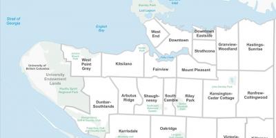 Vancouver nepremičnine zemljevid