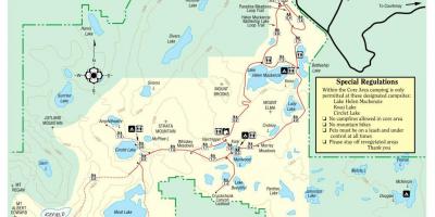 Zemljevid vancouver island provincialni parki