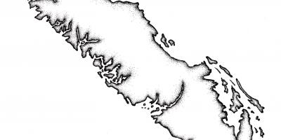 Zemljevid vancouver island oris