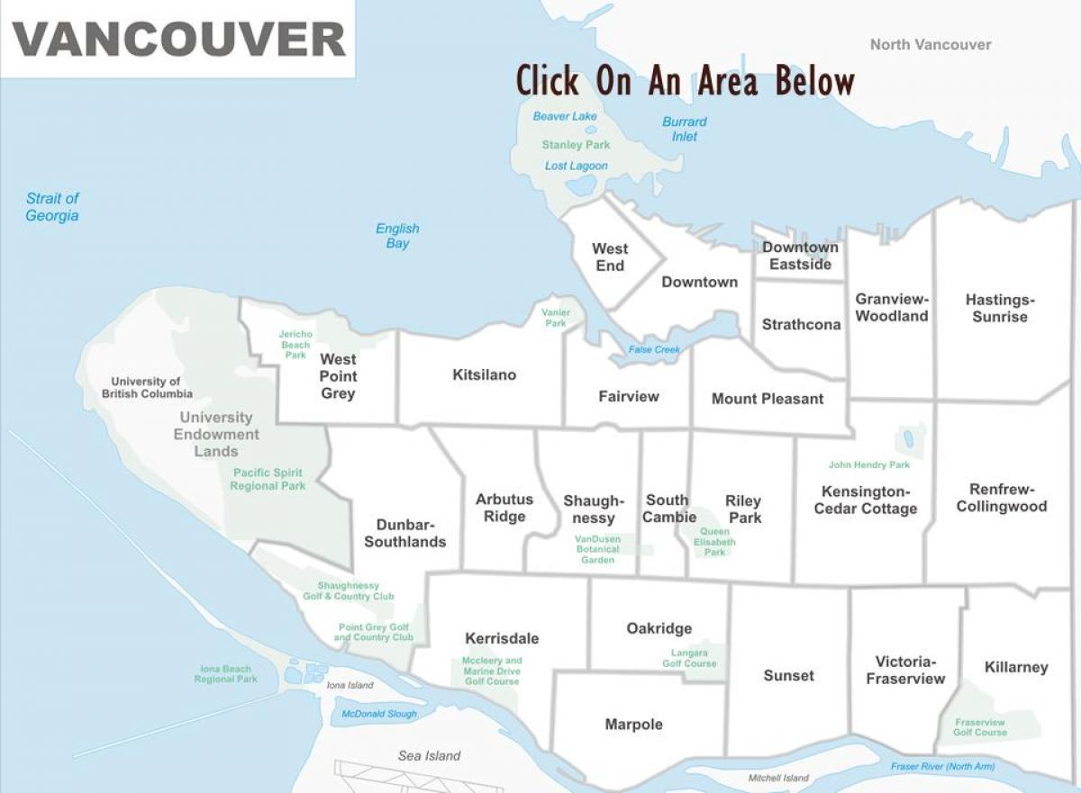 vancouver nepremičnine zemljevid
