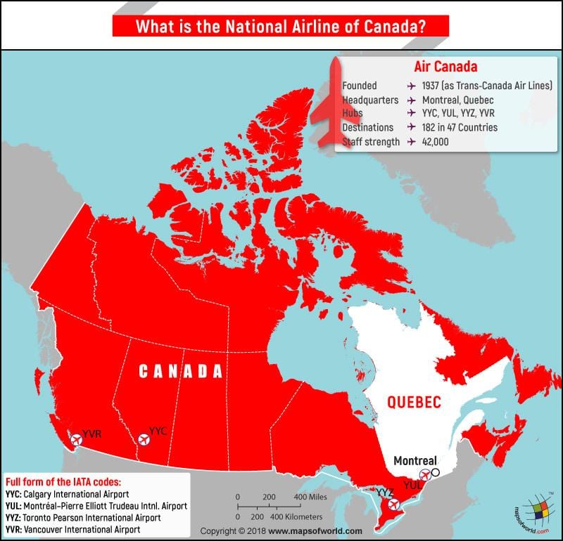 Zemljevid vancouver letališče air canada